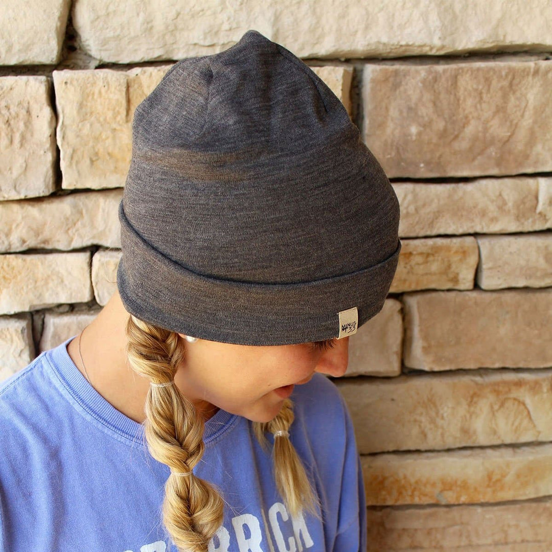 Lightweight - Ridge Cuff Beanie 100% Merino Wool