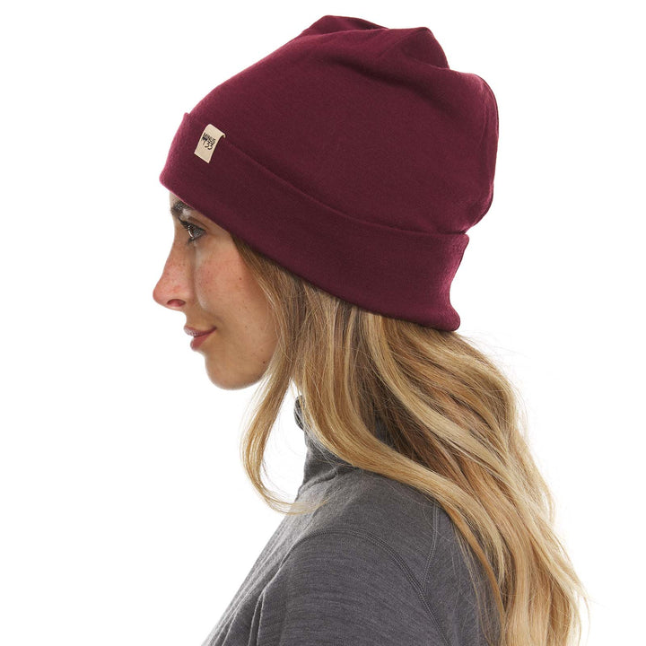 Lightweight - Ridge Cuff Beanie 100% Merino Wool