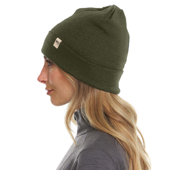 Lightweight - Ridge Cuff Beanie 100% Merino Wool