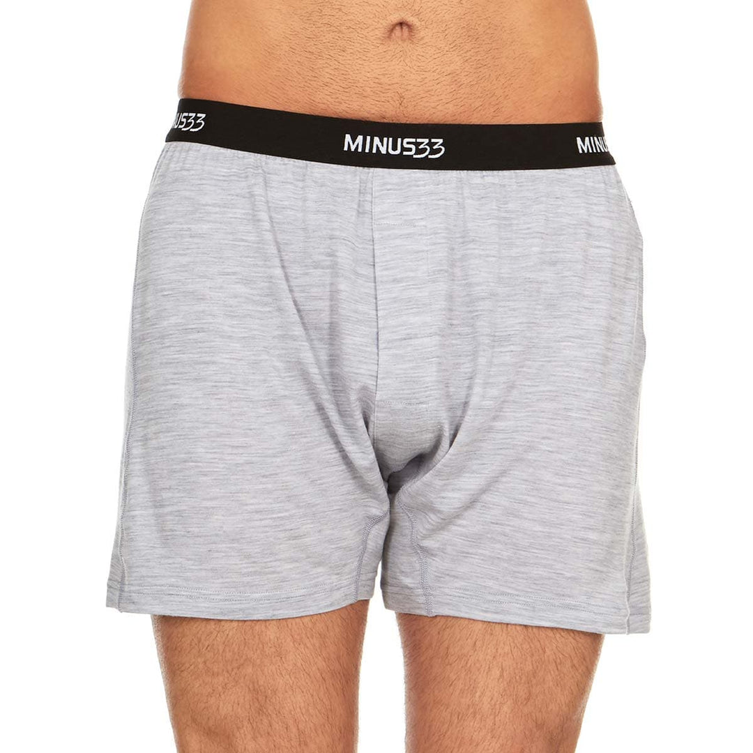 Minus33 Merino Wool Clothing Woolverino Men's Micro Weight Wool Boxer Shorts