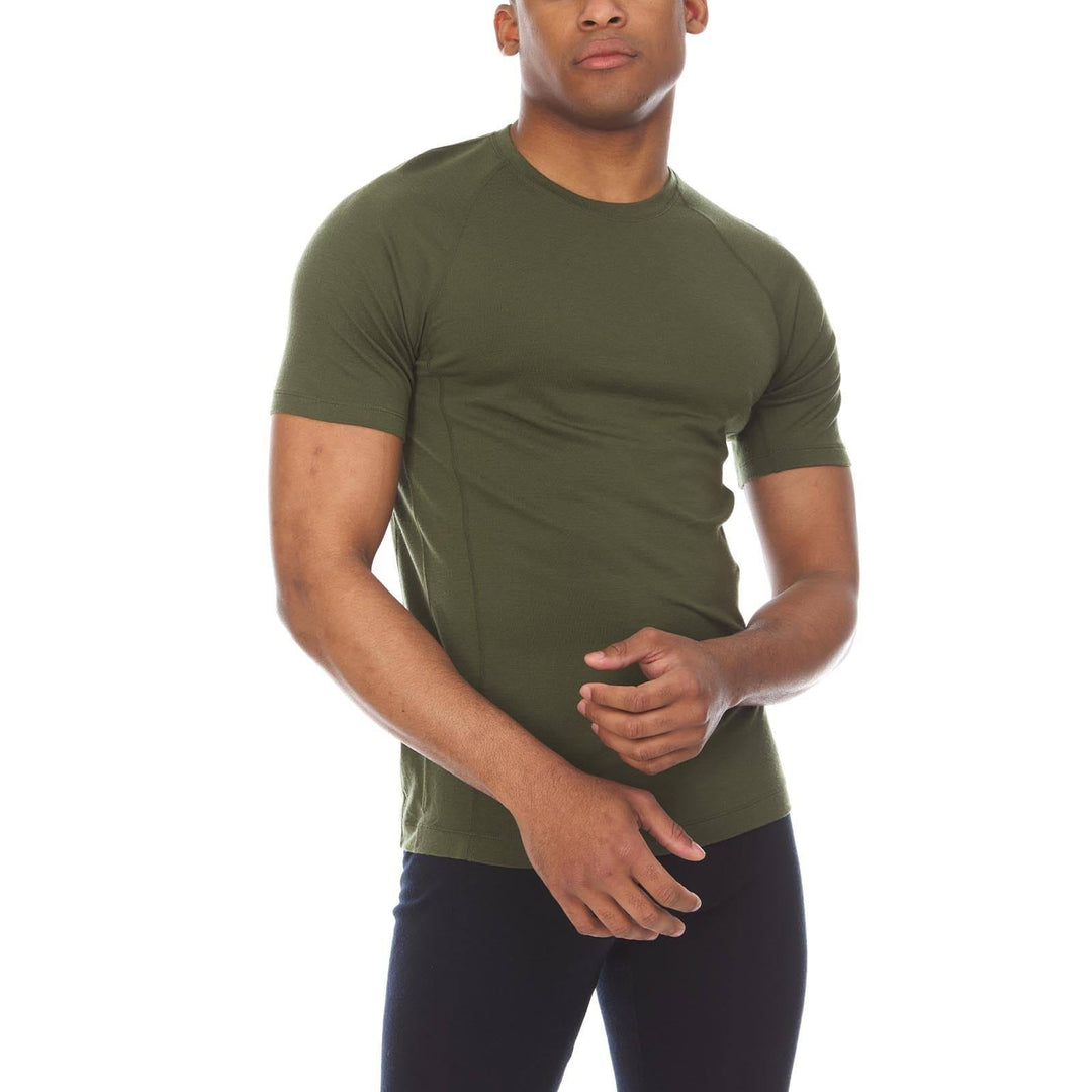 Woolverino Men's Wool Raglan T-Shirt - Micro Weight