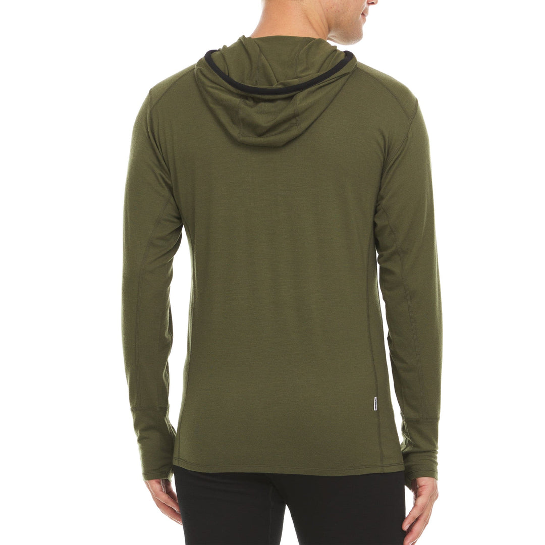 Micro Weight - Men's Wool 1/4 Zip Sun Hoodie