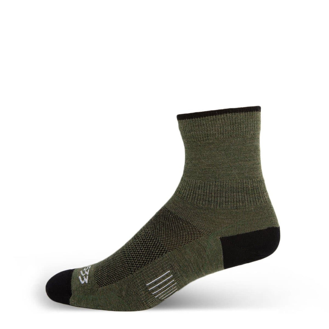 Mountain Heritage Micro Weight Mini Crew Liner Socks Olive Drab