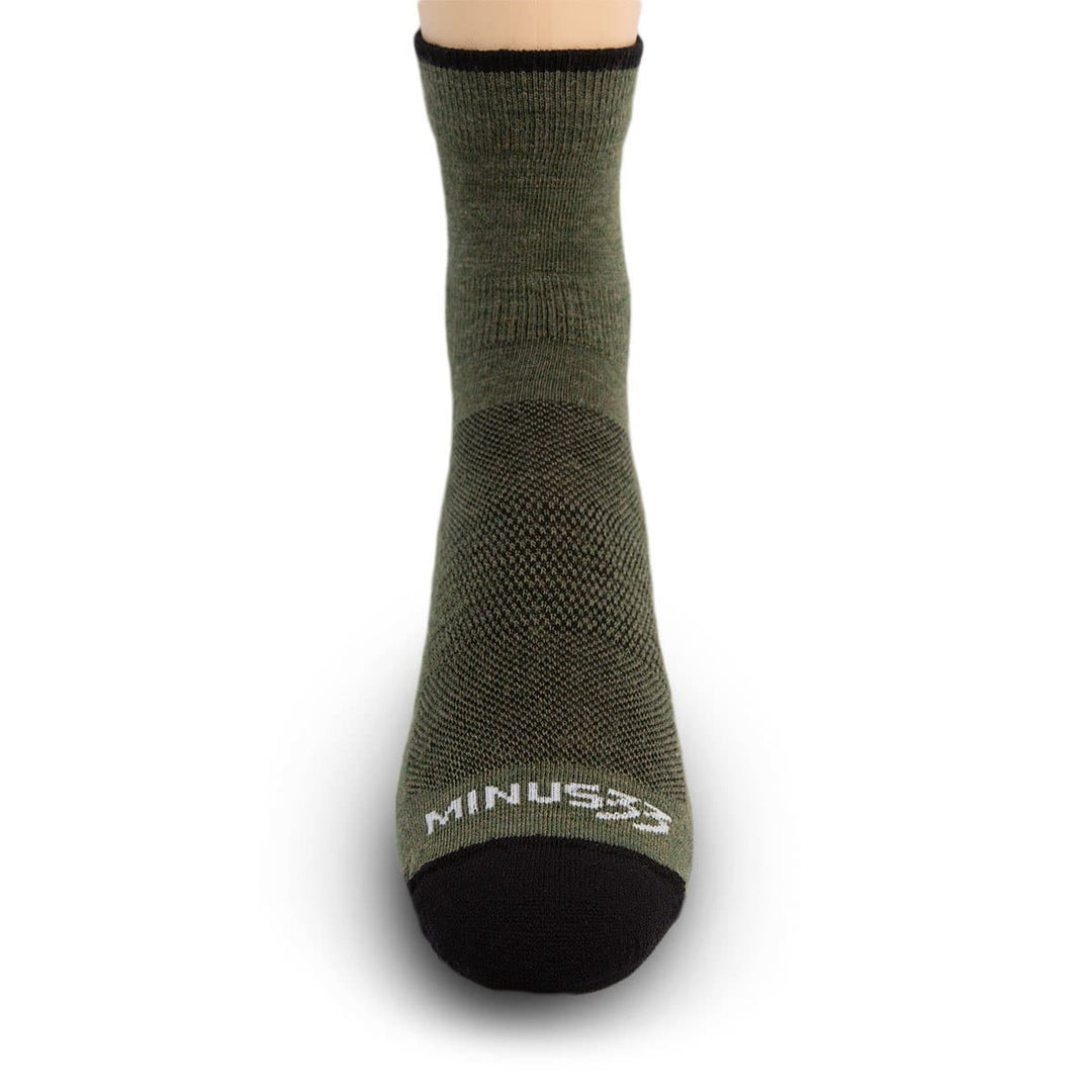 Mountain Heritage Micro Weight Mini Crew Liner Socks Olive Drab