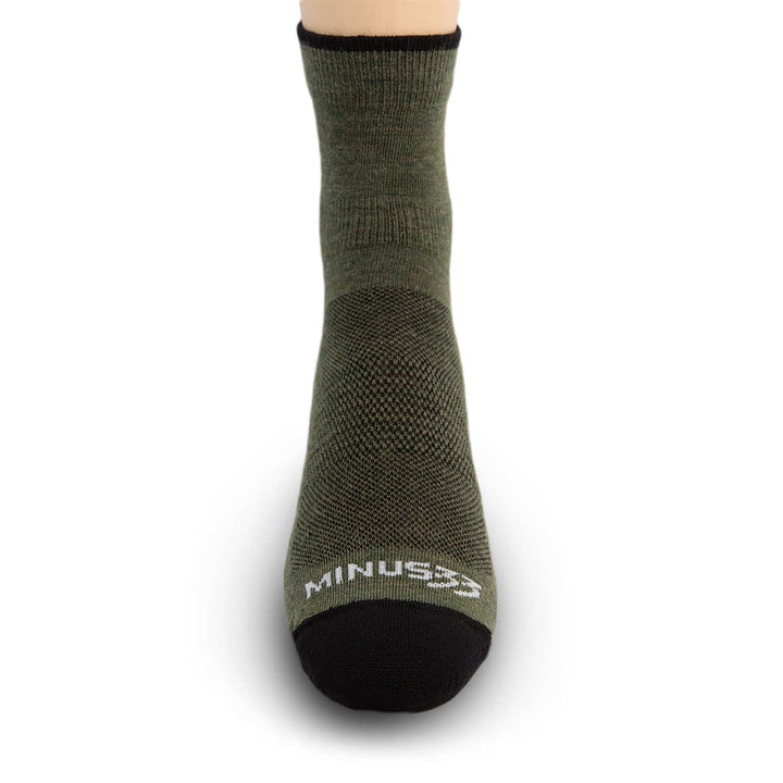 Mountain Heritage Micro Weight Mini Crew Liner Socks Olive Drab