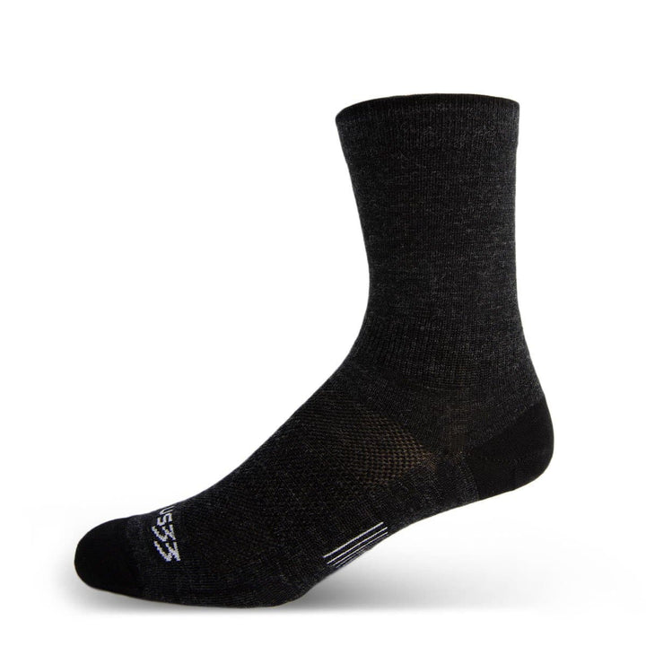 Mountain Heritage Micro Weight Crew Liner Socks Black