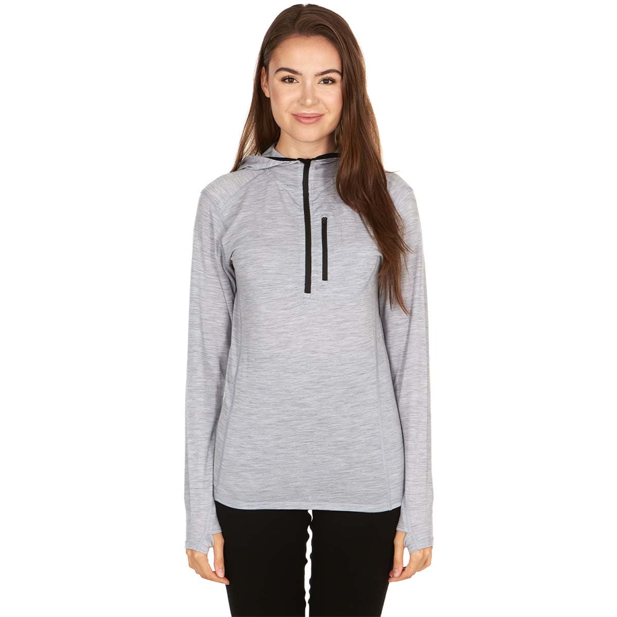 Minus33 Merino Wool Clothing Woolverino Women's Micro 1/4