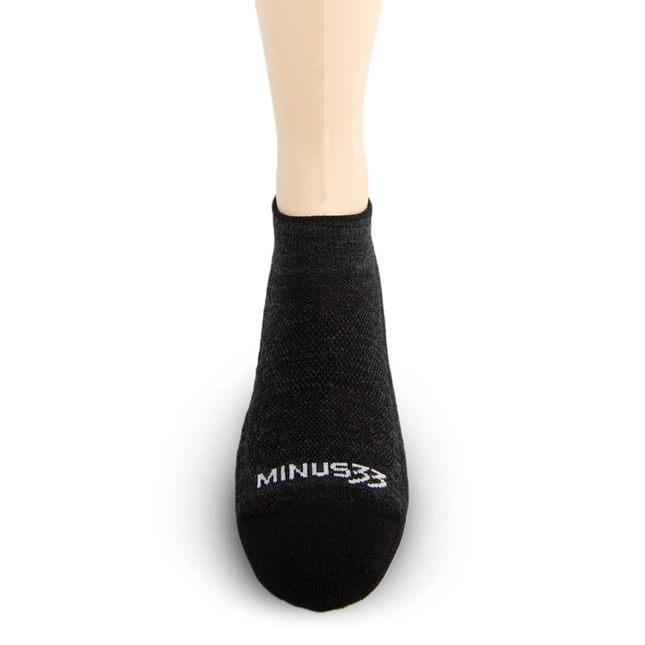 Mountain Heritage Micro Weight Full Cushion No Show Socks Black