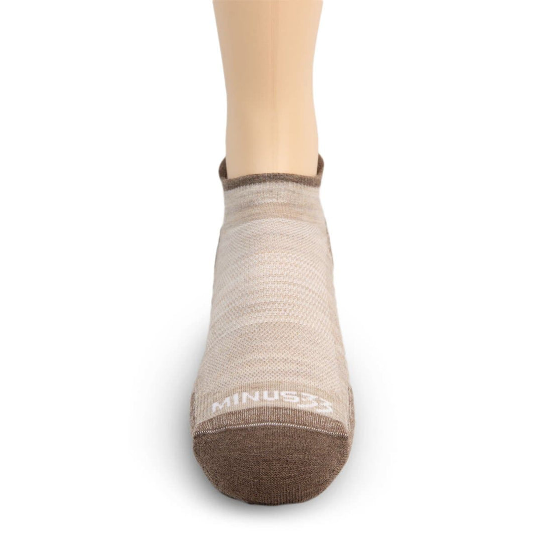 Mountain Heritage Micro Weight Full Cushion No Show Tab Socks Oatmeal