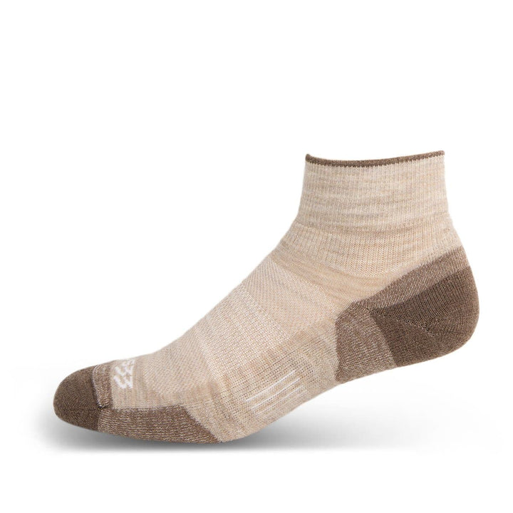 Mountain Heritage Micro Weight Full Cushion Ankle Socks Oatmeal