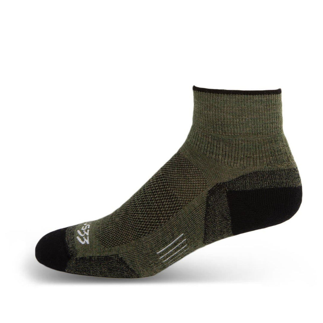 Mountain Heritage Micro Weight Full Cushion Ankle Socks Olive Drab