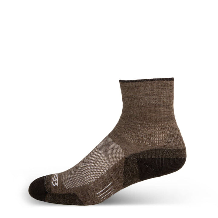 Mountain Heritage Micro Weight Full Cushion Mini Crew Socks Coffee