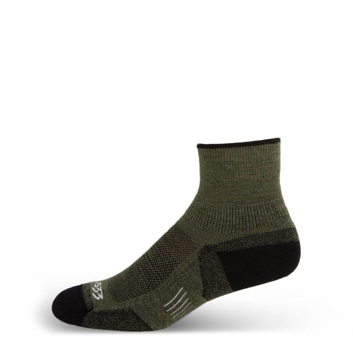 Mountain Heritage Micro Weight Full Cushion Mini Crew Socks Olive Drab