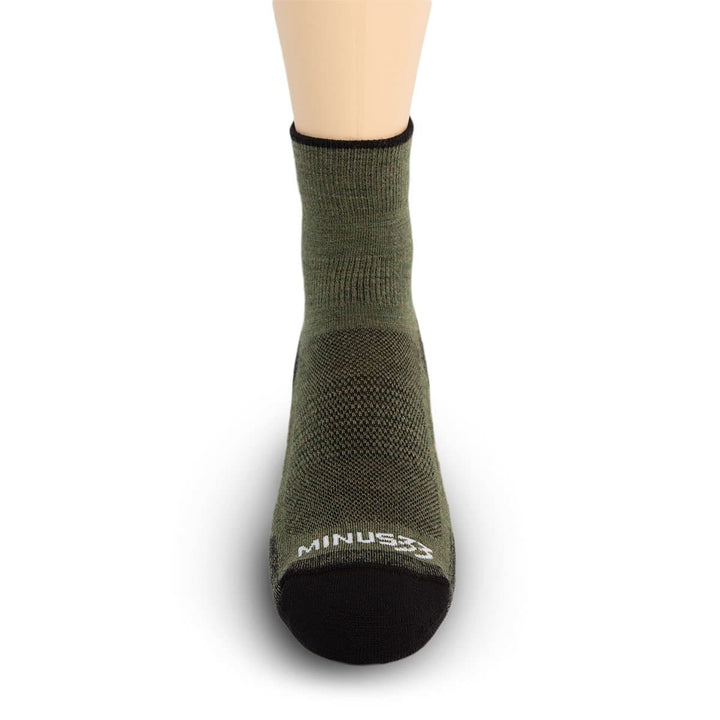 Mountain Heritage Micro Weight Full Cushion Mini Crew Socks Olive Drab