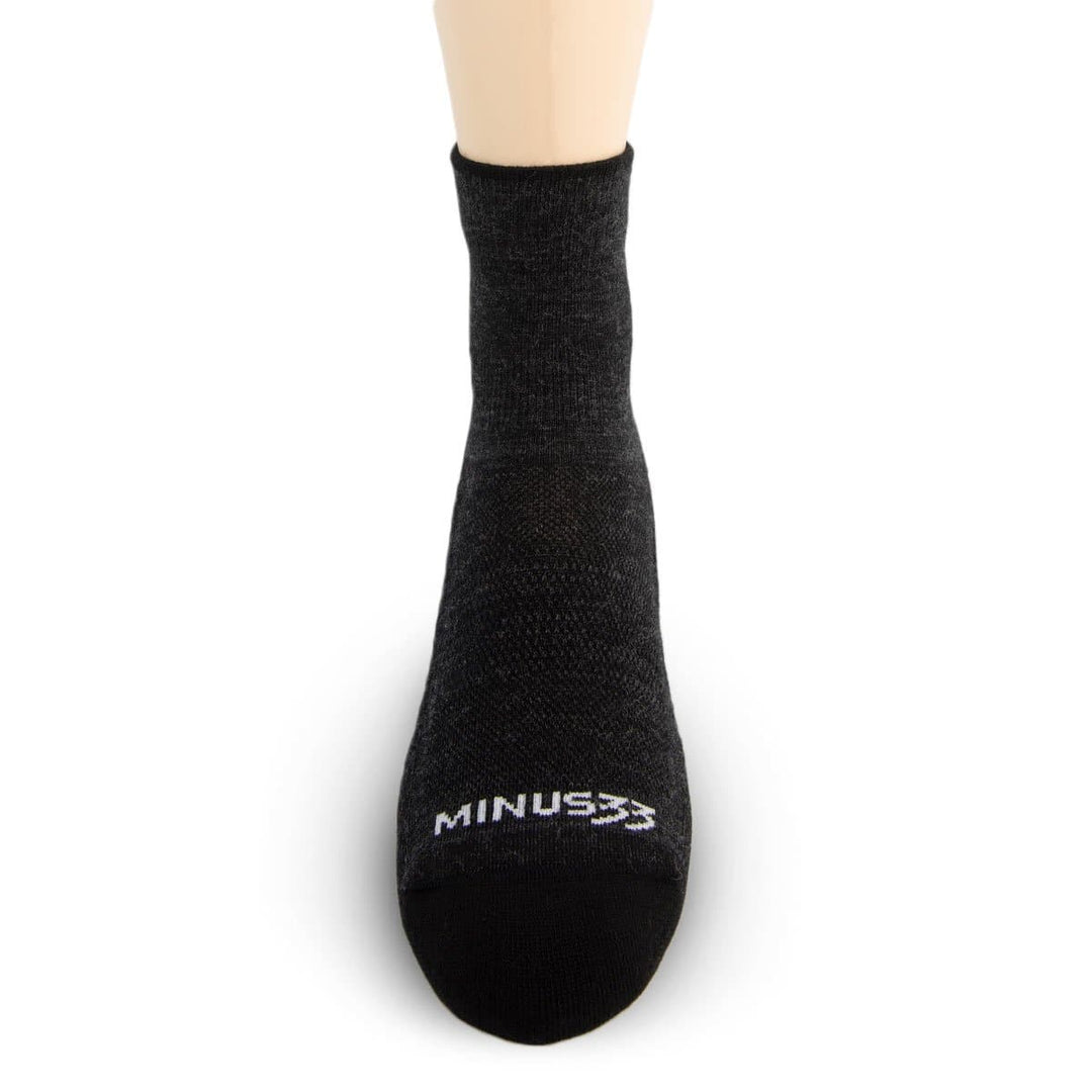 Mountain Heritage Micro Weight Full Cushion Mini Crew Socks Black