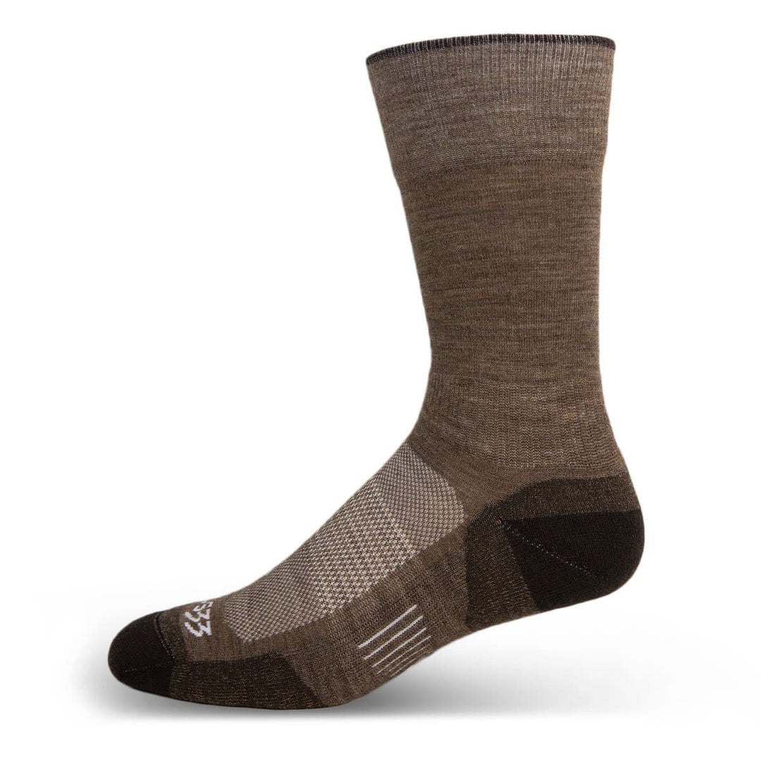 Mountain Heritage Micro Weight Full Cushion Boot 10 Inch Socks  Coffee