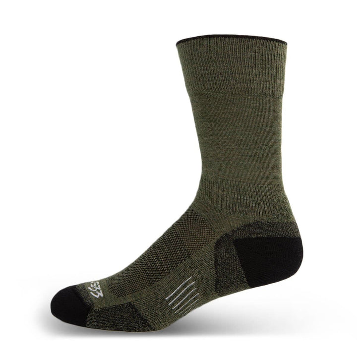 Mountain Heritage Micro Weight Full Cushion Boot 10 Inch Socks  Olive Drab