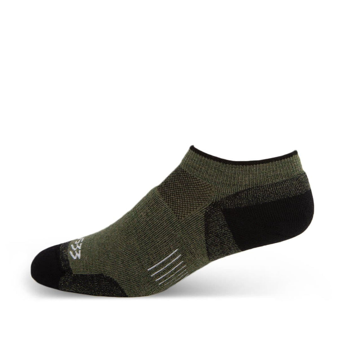 Mountain Heritage Lightweight No Show Socks Olive Drab