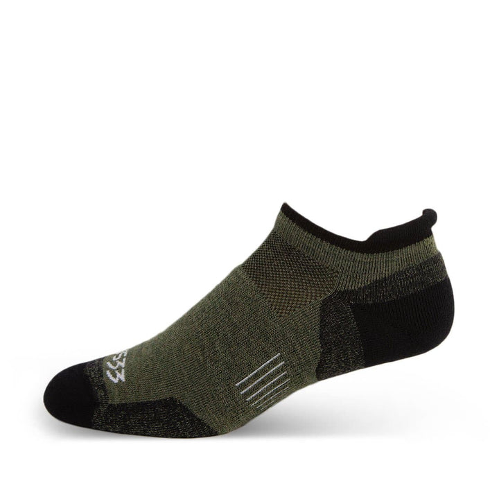 Mountain Heritage Lightweight No Show Tab Socks Olive Drab