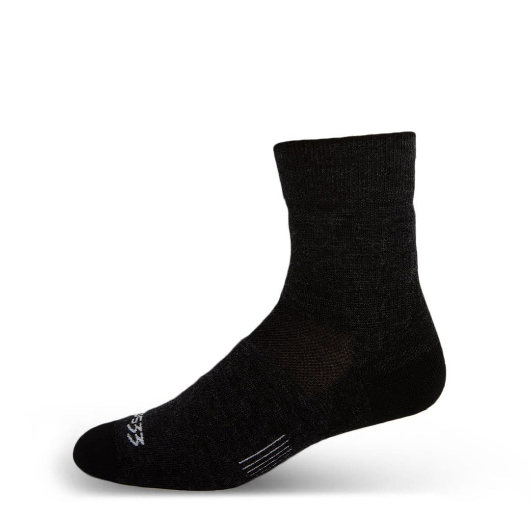 Minus33 Merino Wool Mountain Heritage Lightweight Mini Crew Socks Black