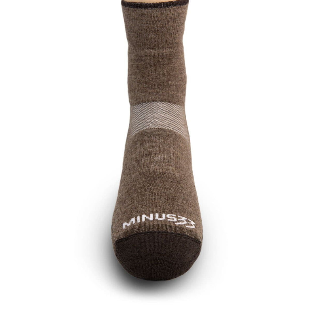 Minus33 Merino Wool Mountain Heritage Lightweight Mini Crew Socks Coffee