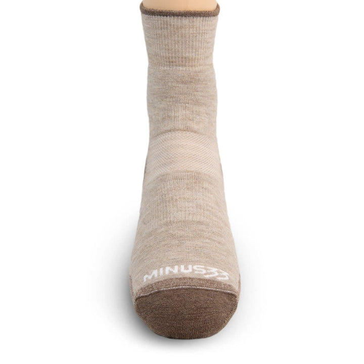 Minus33 Merino Wool Mountain Heritage Lightweight Mini Crew Socks Oatmeal