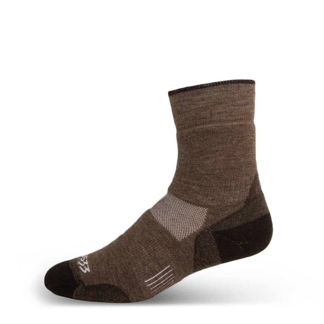 Minus33 Merino Wool Mountain Lightweight Crew Socks Coffee