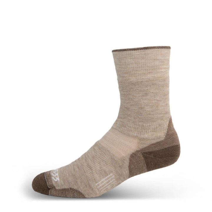 Minus33 Merino Wool Mountain Lightweight Crew Socks Oatmeal