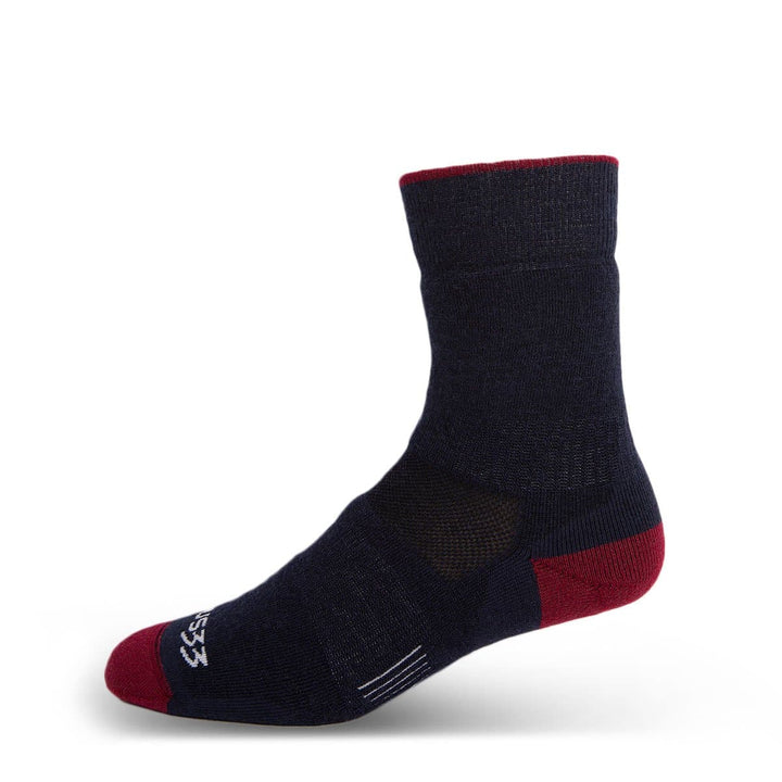 Minus33 Merino Wool Mountain Lightweight Crew Socks Patriot