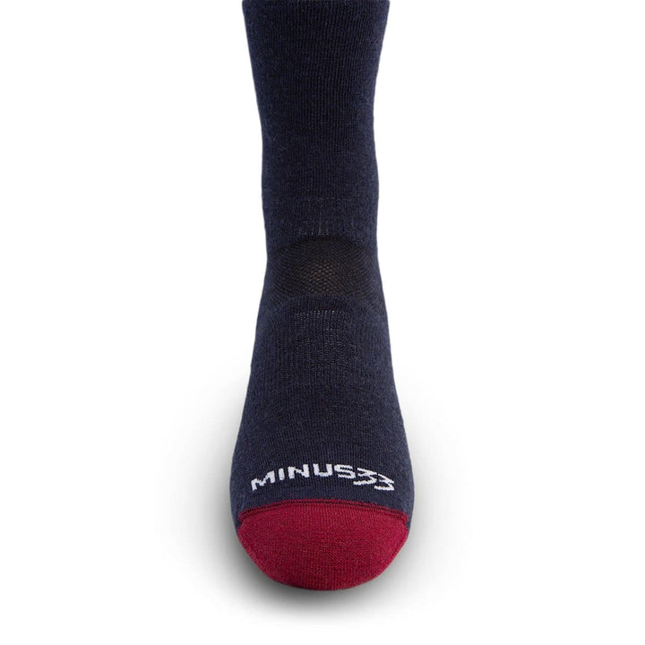 Minus33 Merino Wool Mountain  Heritage Lightweight Full Length Socks Patriot
