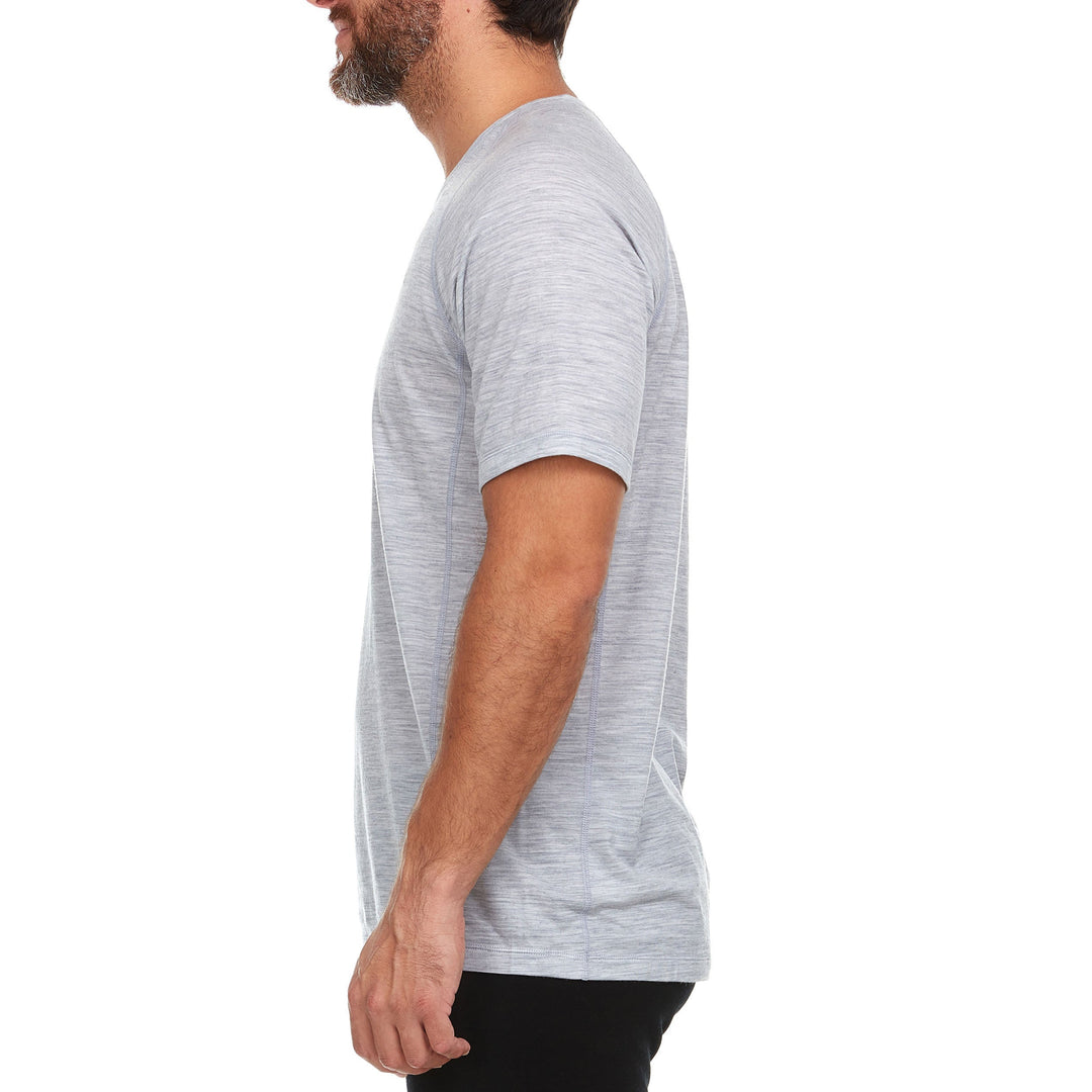 Micro Weight - Men's Wool V-Neck T-Shirt