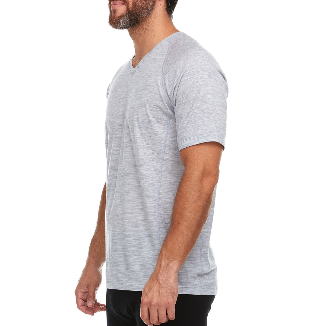 Micro Weight - Men's Wool V-Neck T-Shirt